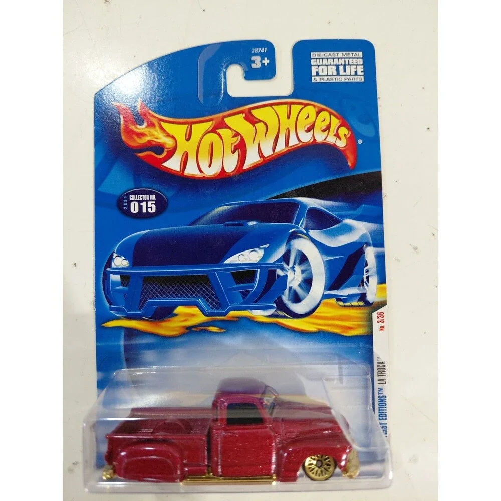 NIP Hot Wheels 2001 First Edition 1:64 Die Cast La Troca Chevrolet  Pickup Truck